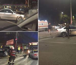 Accident grav cu cinci victime, provocat de o şoferiţă neatentă, în Cluj