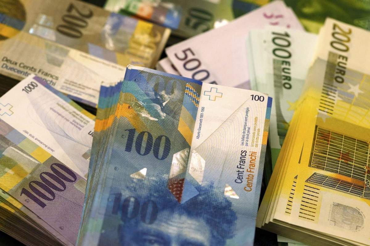 Curs valutar BNR azi, 1 aprilie. Francul elvețian, la cel mai mare nivel din ultimii 4 ani