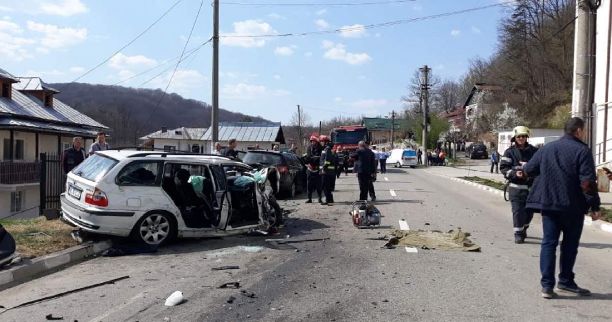 Accident cumplit la Băile Govora! Două persoane şi-au pierdut viaţa şi alte 5 sunt rănite. VIDEO