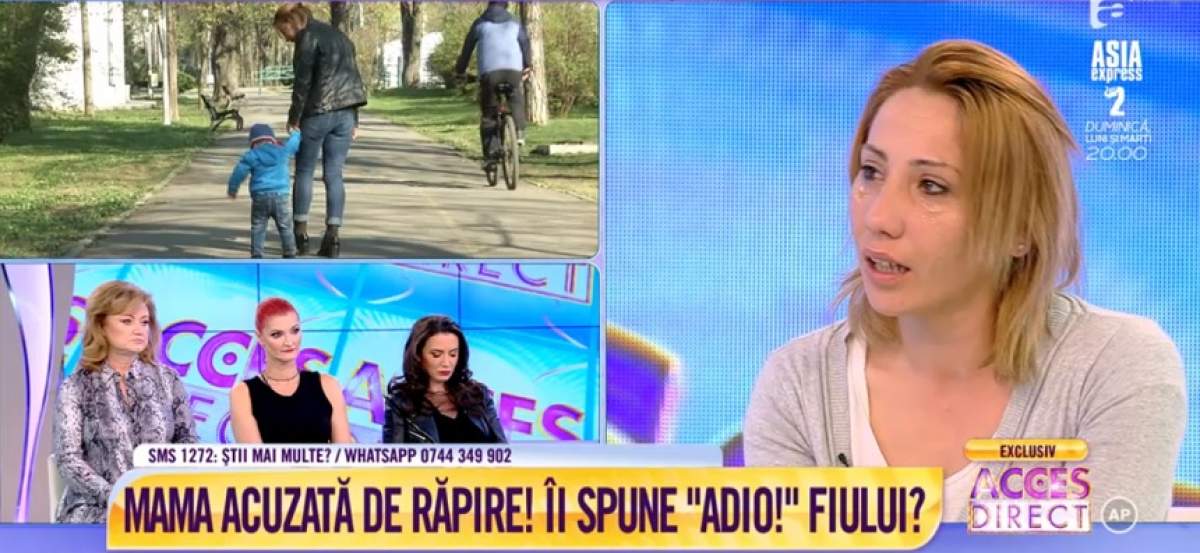 Maria a fost bătută cu sălbăticie, iar acum este acuzată că şi-a răpit propriul copil! Îi spune "adio" fiului sau luptă? / VIDEO