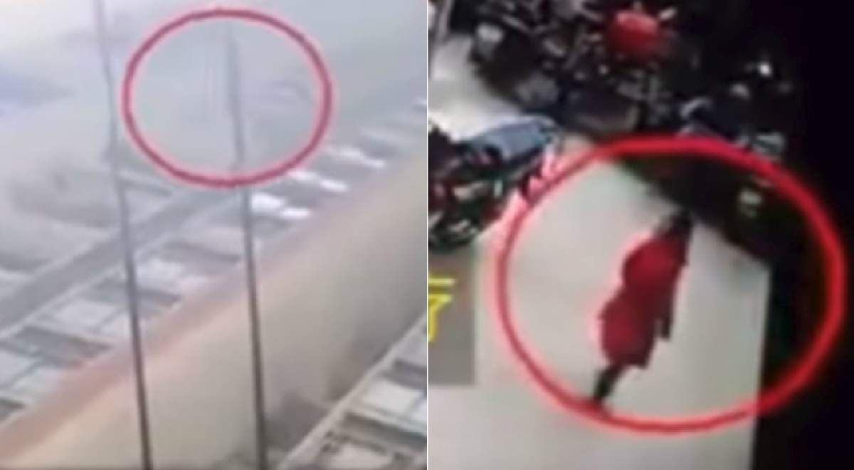 Video şocant! O fetiţă de 6 ani a căzut de la etajul 26, s-a ridicat şi a plecat