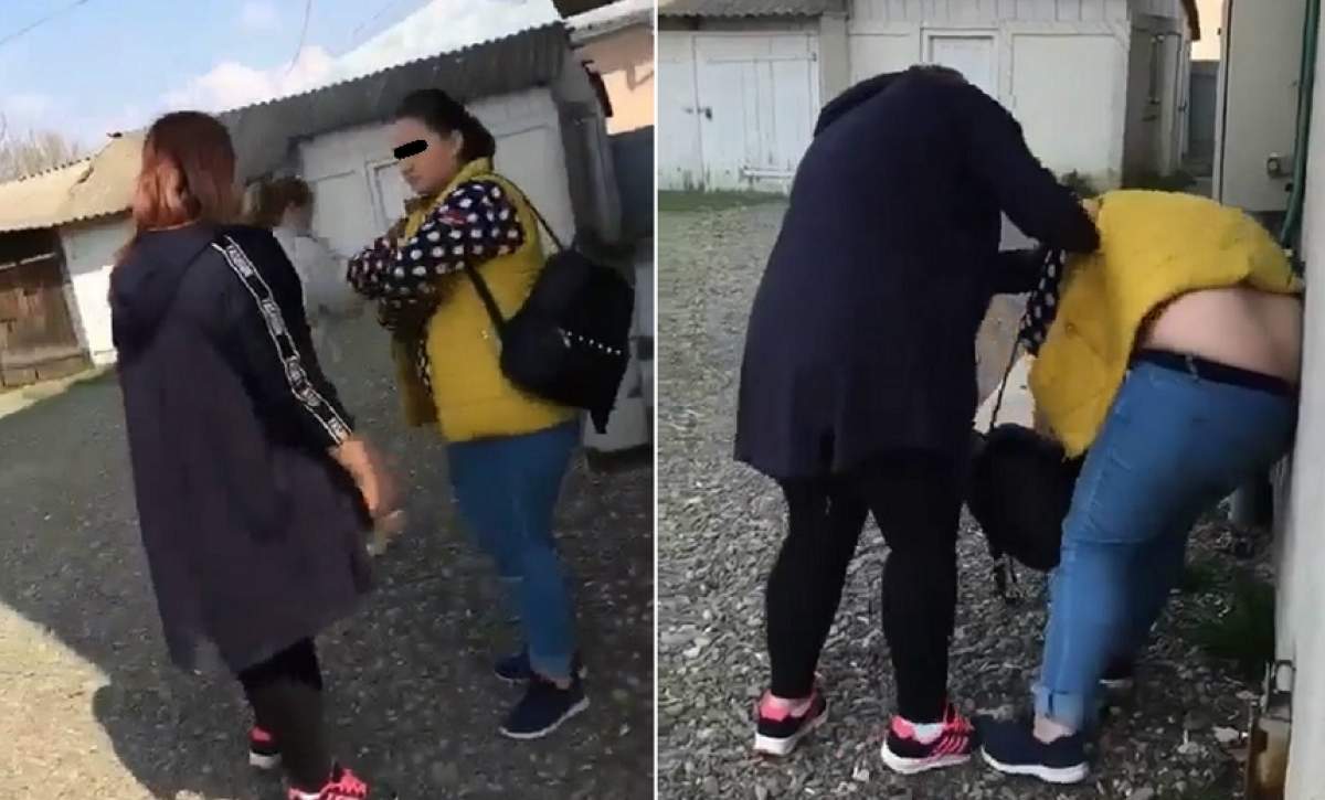 Bătaie între două eleve de la un liceu din Botoşani! Imagini greu de privit