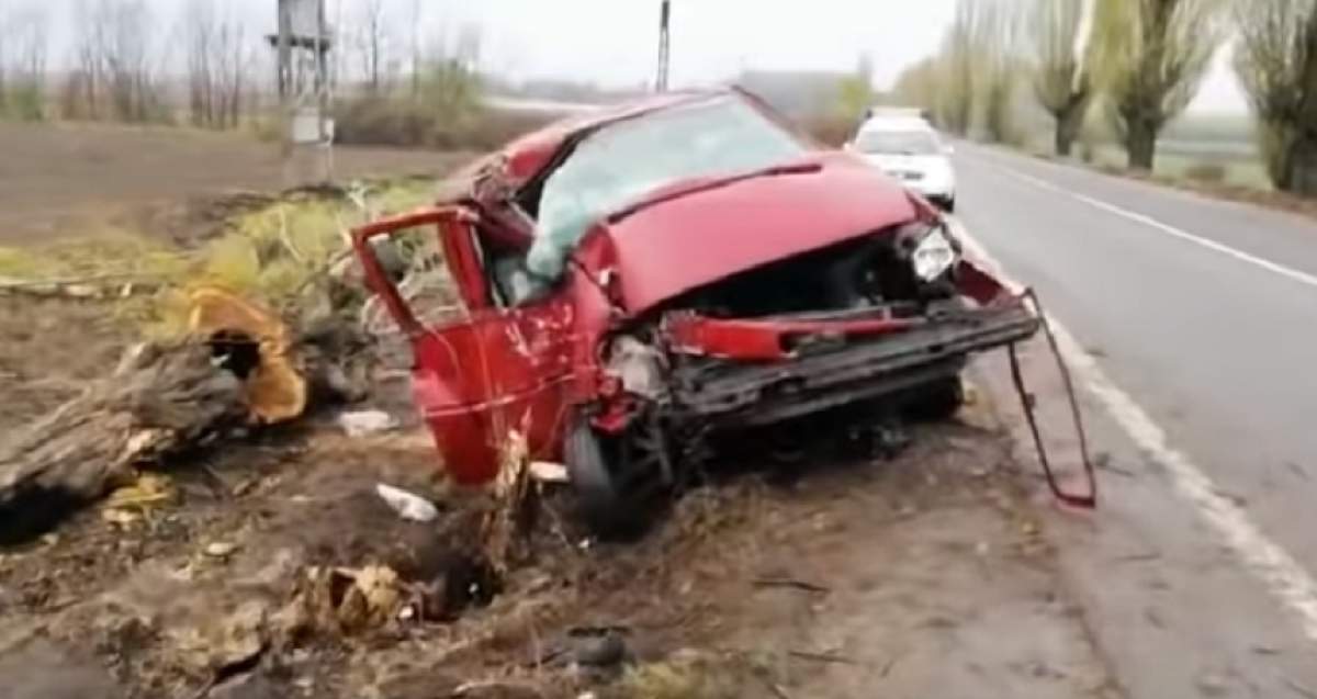 Bărbatul care şi-a pierdut viaţa în accidentul din Prahova a lăsat în urmă 4 copii. Toţi şi-au privit tatăl murind / VIDEO