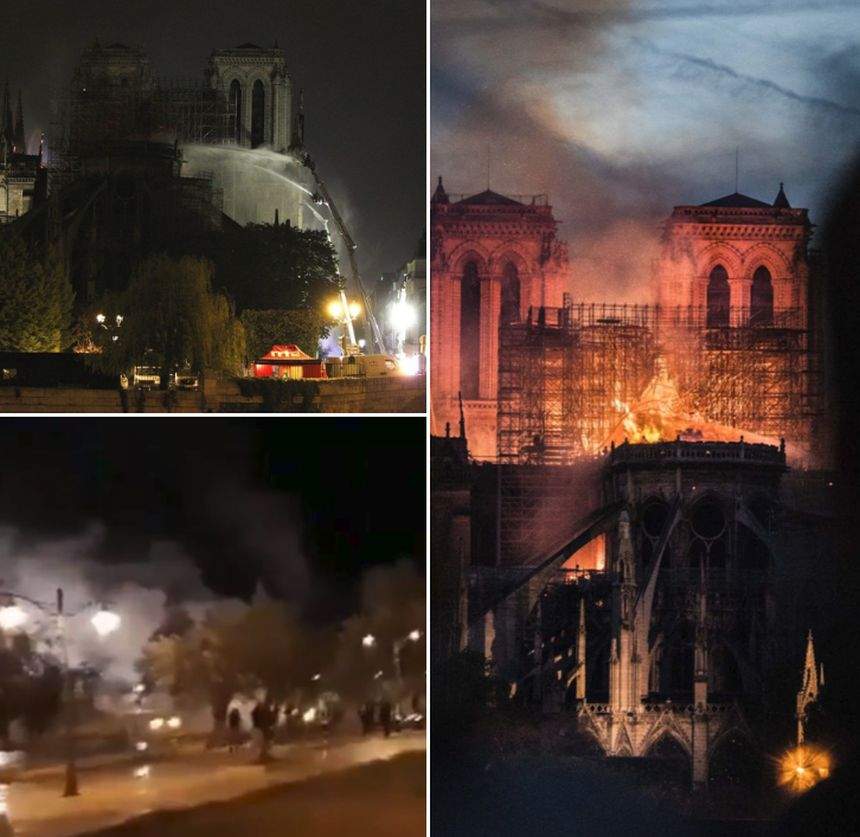 Coincidenţă stranie, în timpul incendiului de la Catedrala Notre-Dame. O mare moschee din Ierusalim a luat foc în aceeaşi clipă / VIDEO
