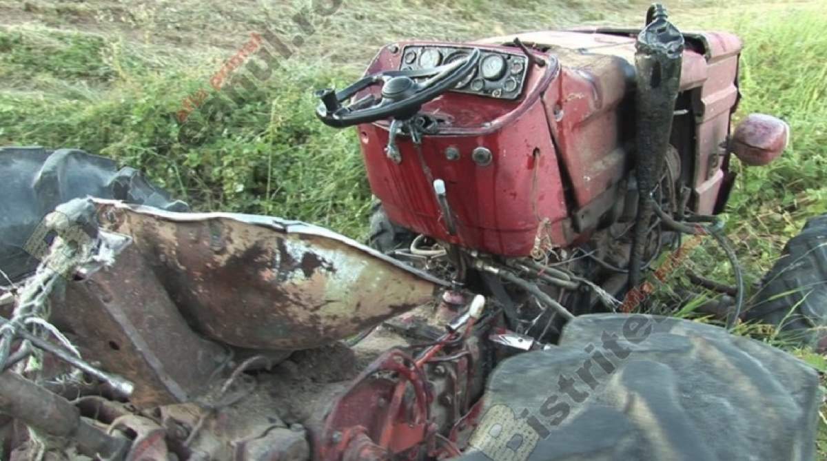 Tragedie în Uriu, Bistriţa Năsăud! Un tânăr de 26 de ani a fost prins sub roata unui tractor