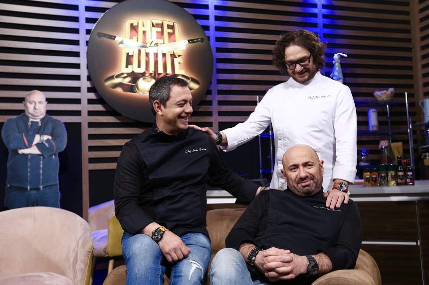 Chefii Bontea, Dumitrescu și Scărlătescu au început filmările  pentru un sezon special Chefi la cuţite - Familii la cuțite