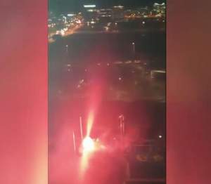 Primele imagini cu Gabi Tamaş în libertate. Cum a sărbătorit cu foc de artificii şi le-a mulţumit fanilor / VIDEO