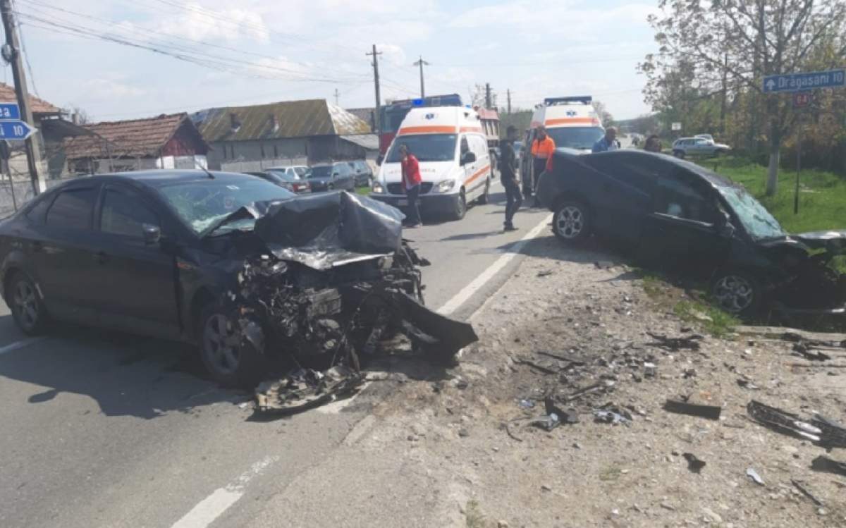 Accident grav în Orleşti, Vâlcea! Traficul este blocat