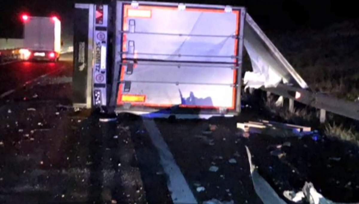 Misiune grea pentru salvatorii de la ISU Sibiu! Accident grav pe A1