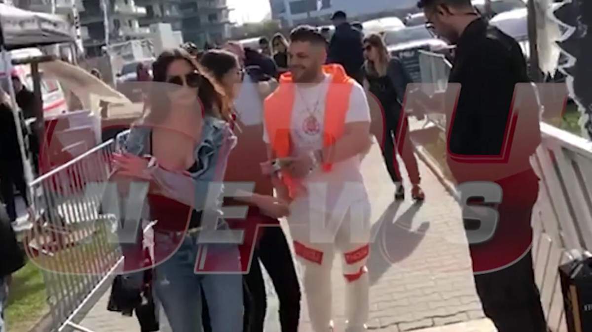 VIDEO PAPARAZZI / Toate și-ar dori să fie la brațul lui! Fiul lui Marian Vanghelie știe să-și facă intrarea la petrecere