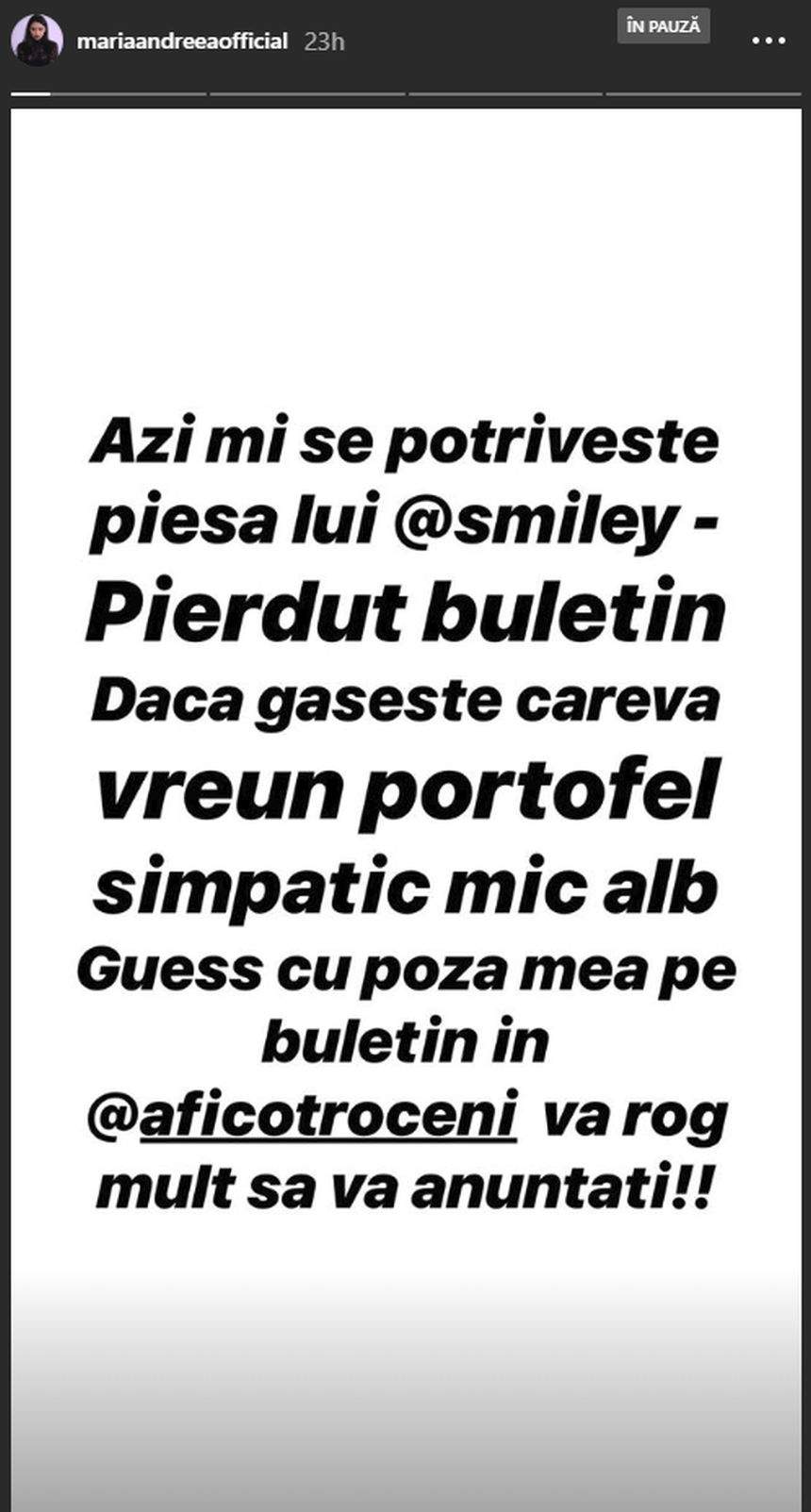 Spaimă teribilă pentru o celebră artistă de la noi. Şi-a pierdut portfelul cu acte, bani şi carduri în mall