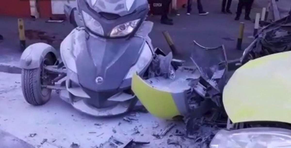 Accident grav, în urmă cu puţin timp, în Bucureşti. Un şofer a buşit mai multe maşini, după ce a făcut infarct la volan