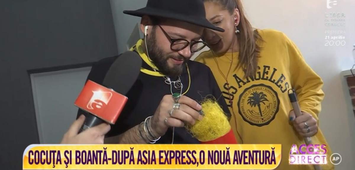 O nouă aventură pentru Cocuţa şi Bogdan Boantă, după "Asia Express": "Nu ne mai oprim din muncă" / VIDEO
