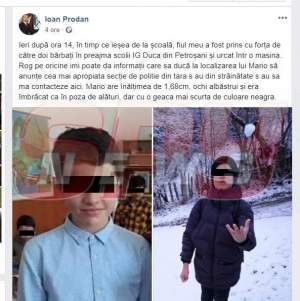 EXCLUSIV / Documente bombă în cazul băiatului răpit din faţa şcolii! Poliţia de Frontieră, acuzată de fapte grave