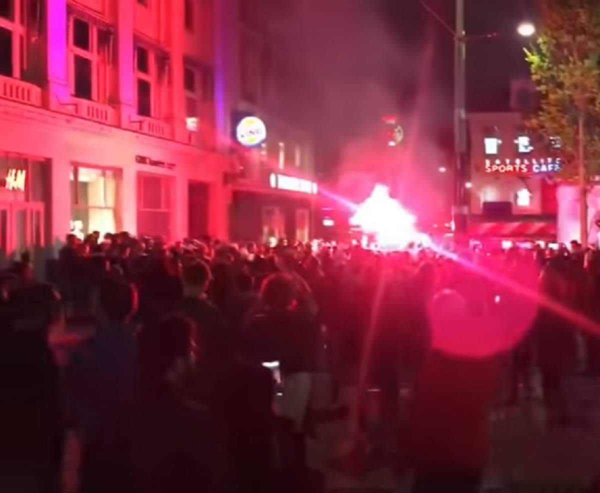 VIDEO / Huliganii englezi și cei olandezi s-au bătut la Londra! Trei polițiști răniți și nouă fani arestați, după meciul Tottenham Hotspur - Ajax