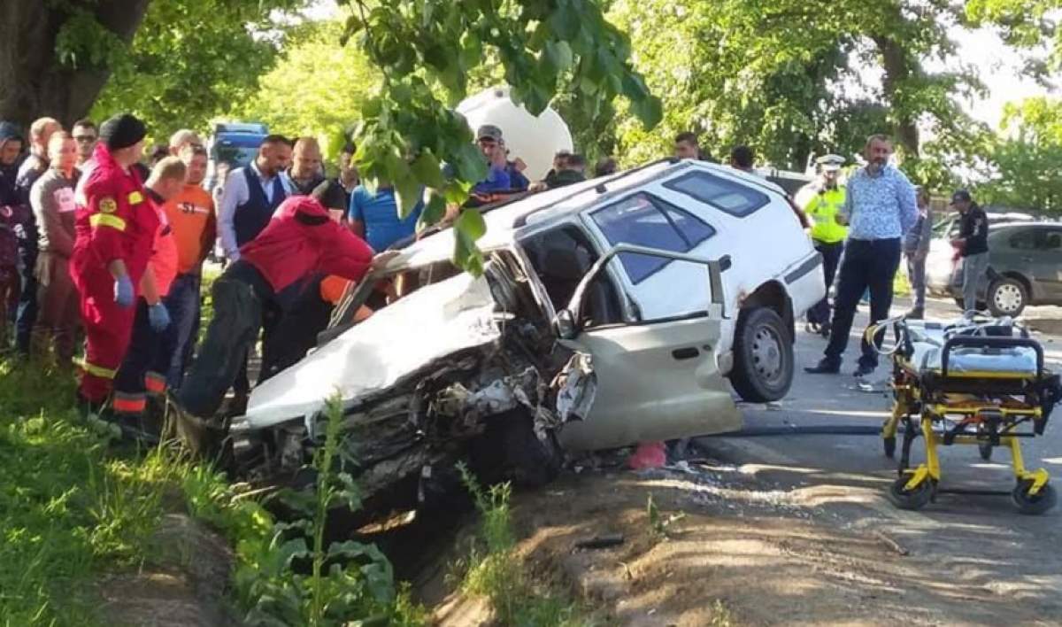 Impact mortal în Galaţi! O femeie a murit în urma unui accident produs de soţul ei