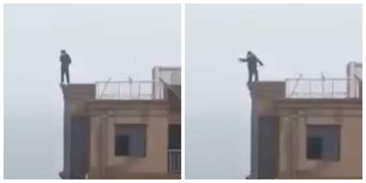 Sfârşit tragic! Un bărbat a căzut în gol, după ce a încercat să-şi facă un selfie inedit, la înălţime. VIDEO