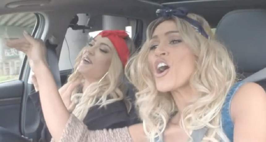 Majda și Barbara au făcut show în trafic! Trecătorii și-au dat coate când le-au văzut