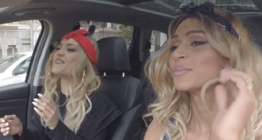 Majda și Barbara au făcut show în trafic! Trecătorii și-au dat coate când le-au văzut