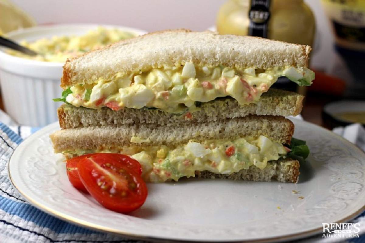 REȚETE rapide: Sandwich delicios cu salată de ou