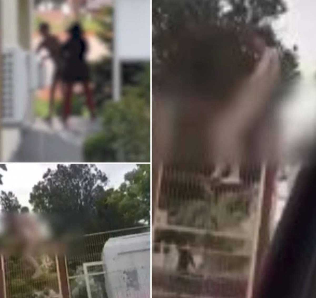 Scene halucinante, în Bucureşti. Fetiţă de 8 ani, alergată pe stradă de un bărbat complet dezbrăcat / VIDEO
