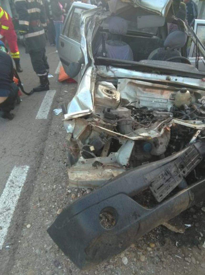 Accident devastator în această dimineaţă, în Giurgiu. Sunt patru victime / FOTO