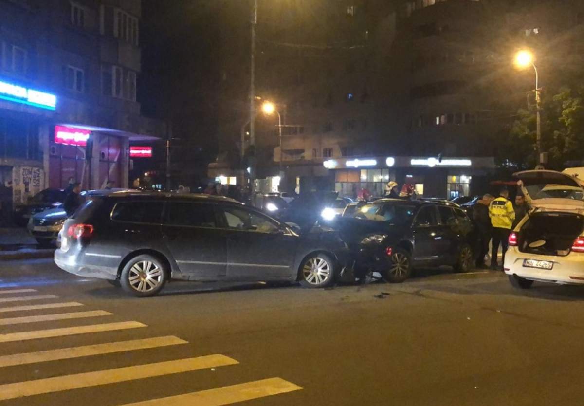Scene şocante într-o intersecţie din Cluj! Şi-a prins soţul cu amanta, în timpul unui accident rutier