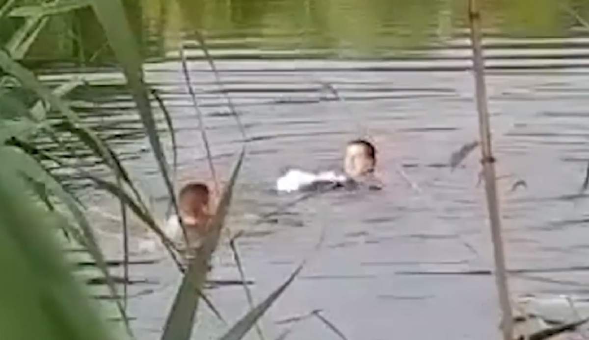 Clipe de coșmar în Capitală, după ce o femeie a căzut în lacul Fundeni! În ce stare se află aceasta. VIDEO