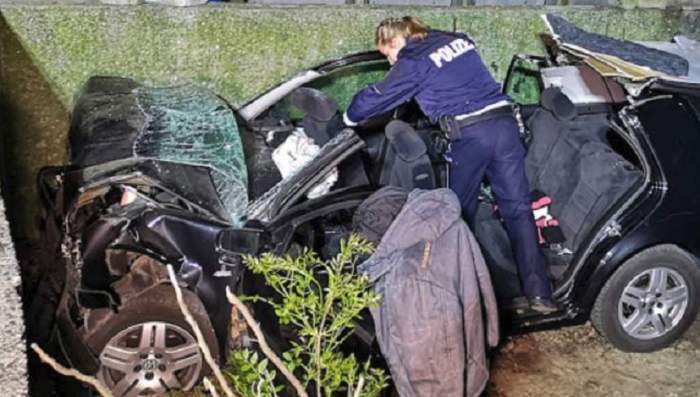Tragedie românească, în Germania! Un român și fiul său, grav accident de mașină