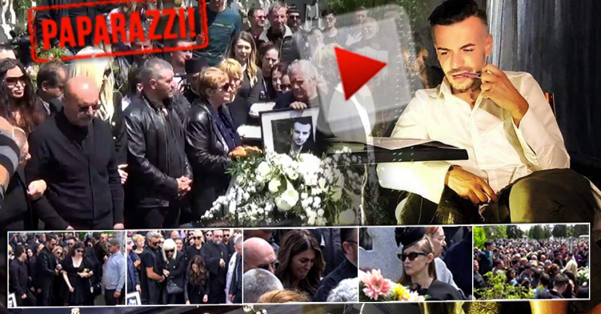 Ce nu s-a văzut la înmormântarea lui Răzvan Ciobanu! Imagini în premieră / VIDEO