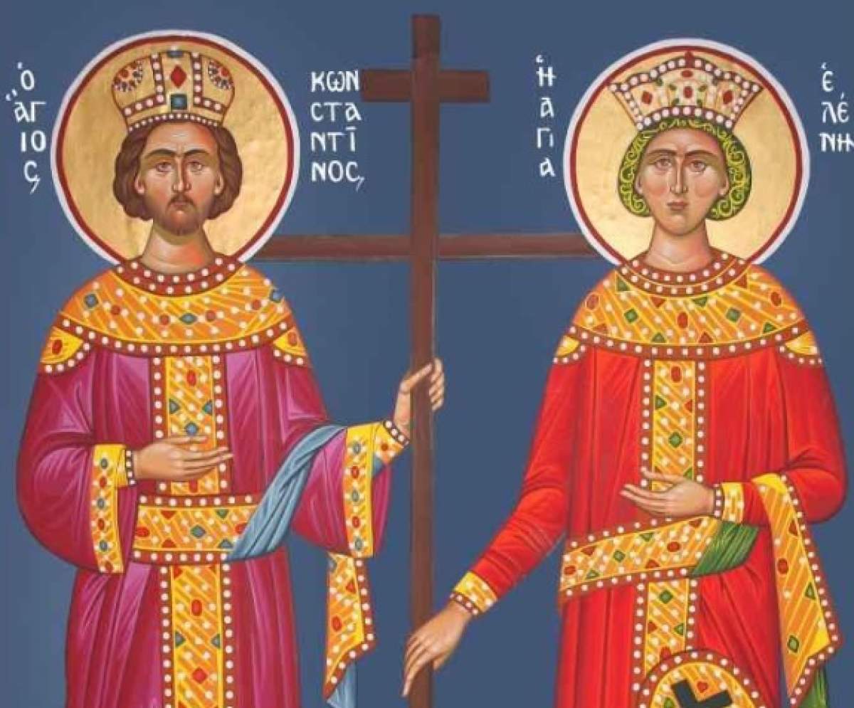 Un acatist important este rostit an de an, de Sfinții Constantin și Elena. Ce spune rugăciunea