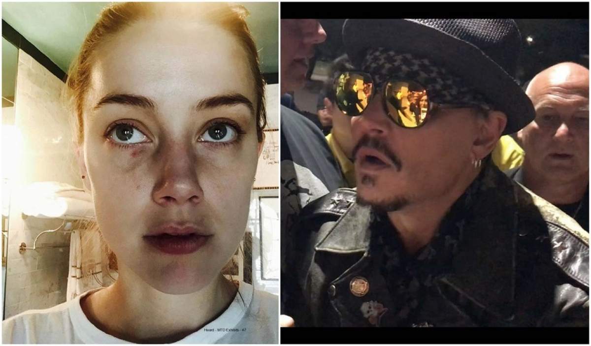 Johnny Depp reîncepe scandalul cu fosta soție, actrița Amber Heard: "Avea vânătăi desenate"