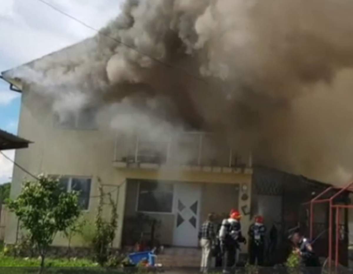 Un bărbat din Argeș și-a incendiat casa, din greșeală! Cum a fost posibil