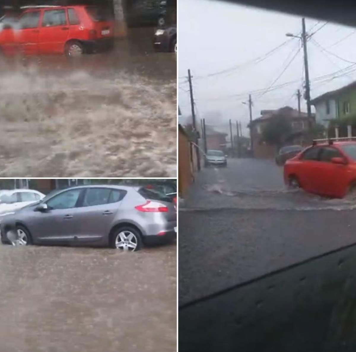 Imagini de coşmar, după ce Capitala a fost inundată. Furtuna a făcut prăpăd / VIDEO