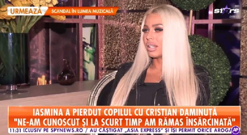 Iasmina Halas, despre cum a pierdut copilul cu Cristian Daminuţă: "El nu se simte vinovat". VIDEO