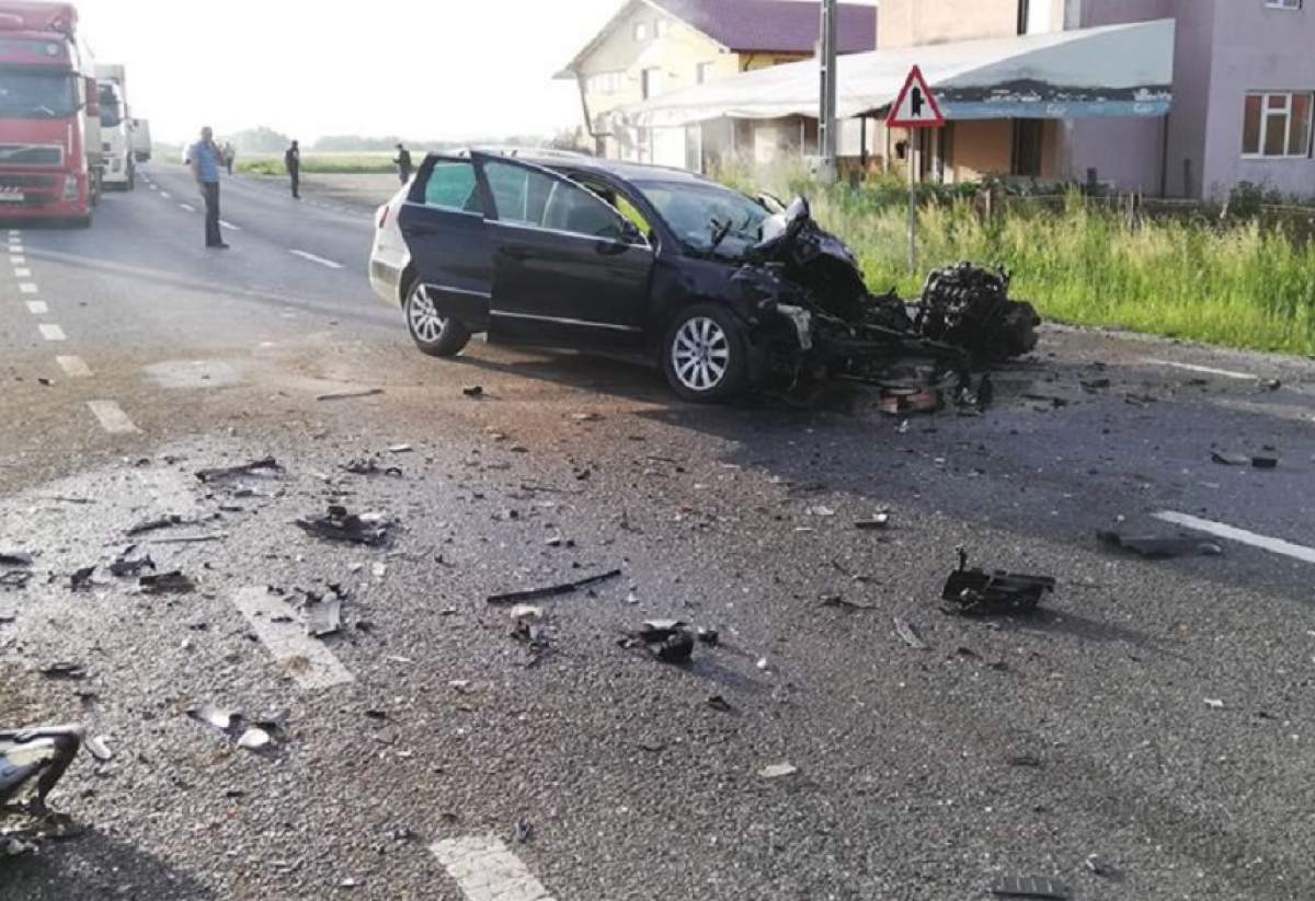 Circulaţie rutieră blocată pe DN1! Accident grav din cauza unui şofer care a adormit la volan