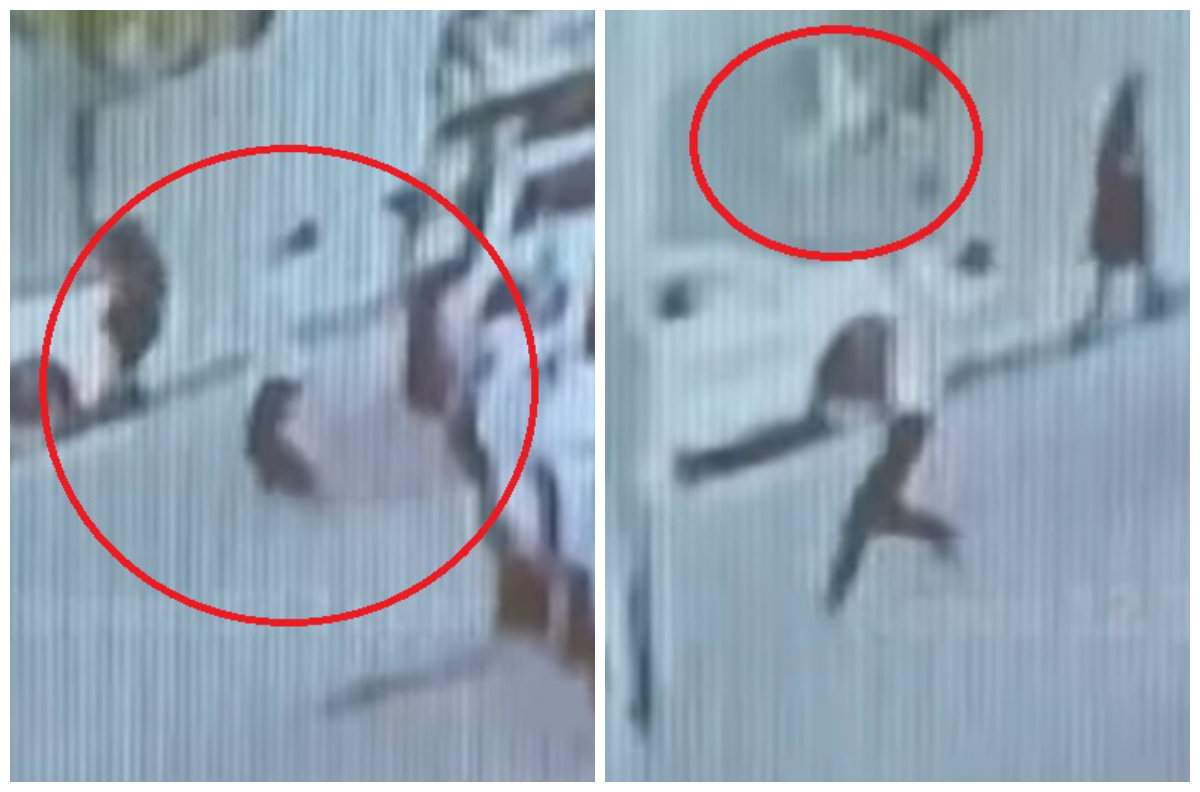 Moment incredibil, surprins de camerele de filmat. Un tânăr a reușit să prindă un copil căzut de la etajul 5. VIDEO