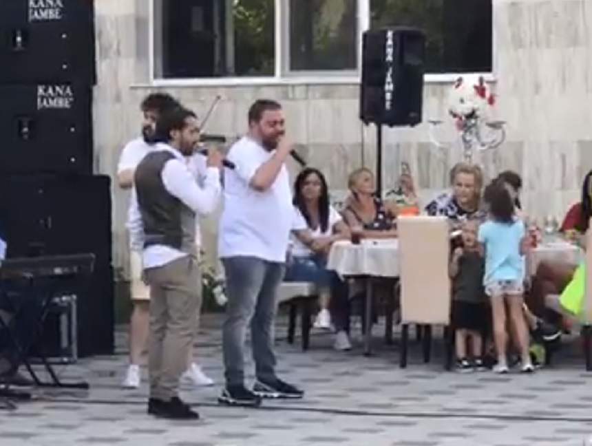 Chef de chef în cinstea fiului lui Nuţu Cămătaru, după ce a ieşit din închisoare! I-a cântat Florin Salam. VIDEO