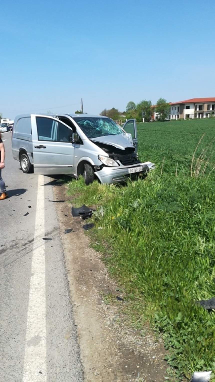 Un alt accident rutier în judeţul Constanţa! Trei maşini au fost implicate