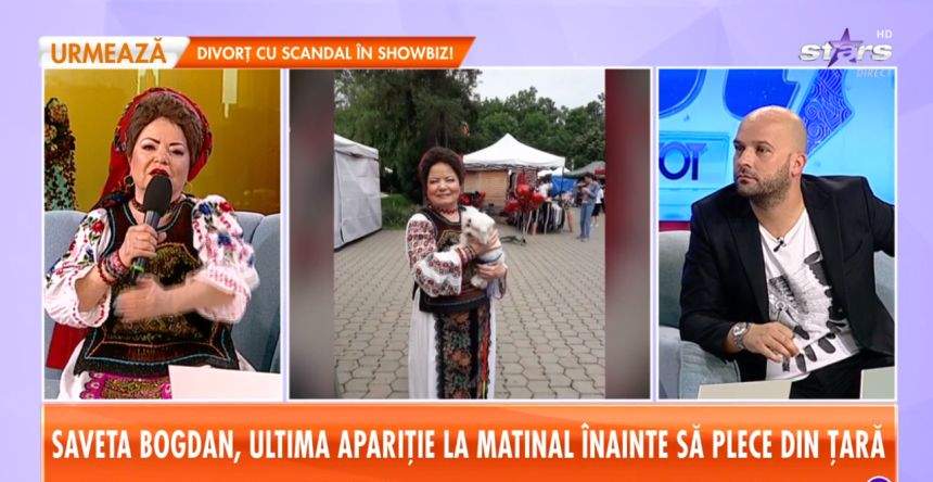 O artistă de la noi pleacă din ţară. Ultima apariţie la tv