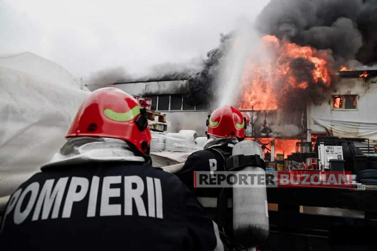 Incendiu la o fermă de păsări din Buzău, joi seară!