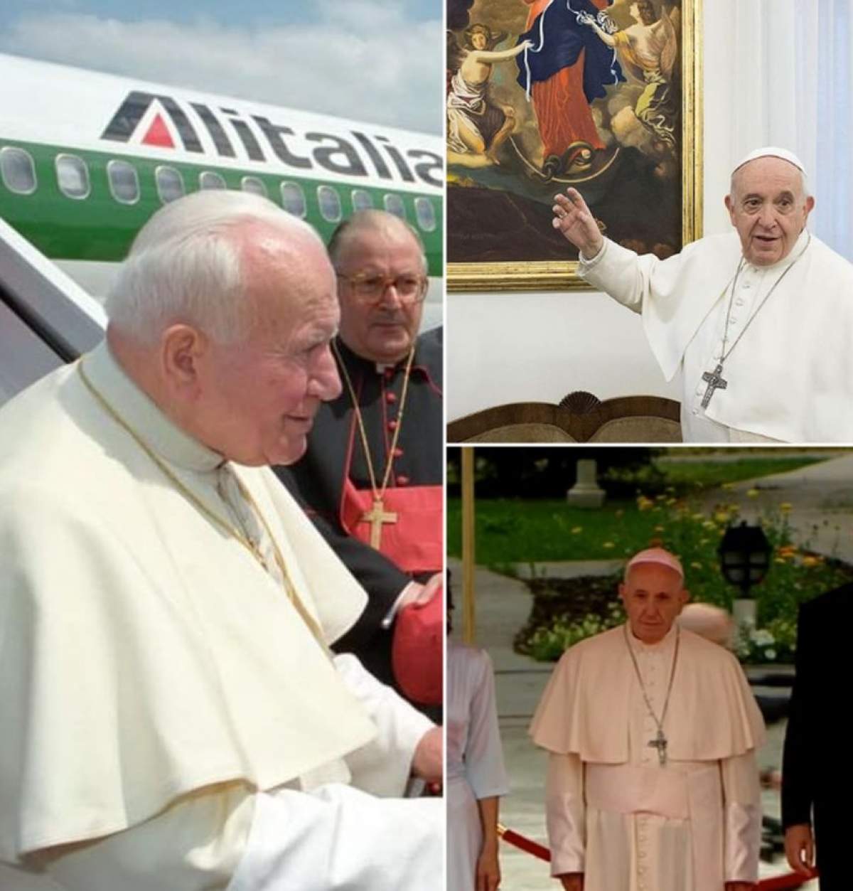 Diferenţe între Papa Francisc şi Papa Ioan Paul al II-lea. Gestul pe care actualul Suveran Pontif nu l-a făcut comparativ cu predecesorul său