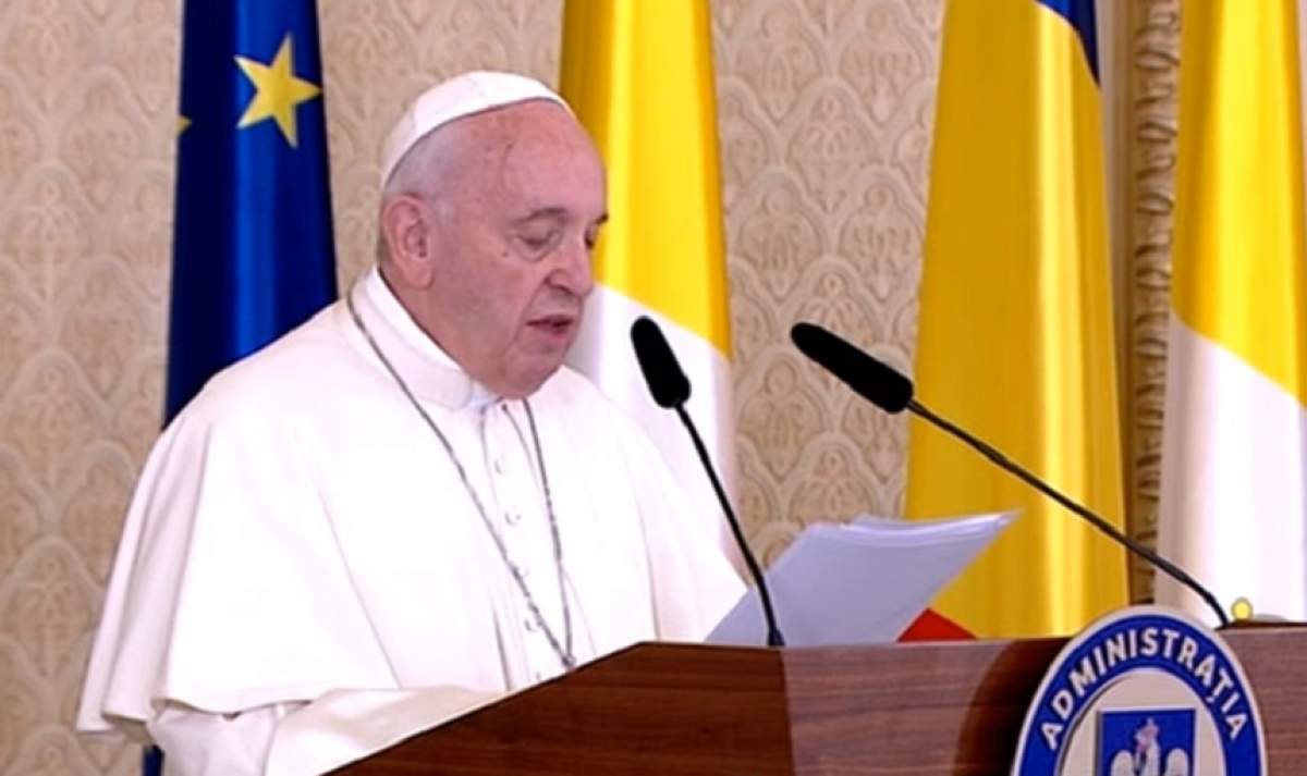Mesajul Papei Francisc de la Palatul Cotroceni, la scurt timp de la sosirea pe meleaguri românești: „Vă încurajez să continuați munca”