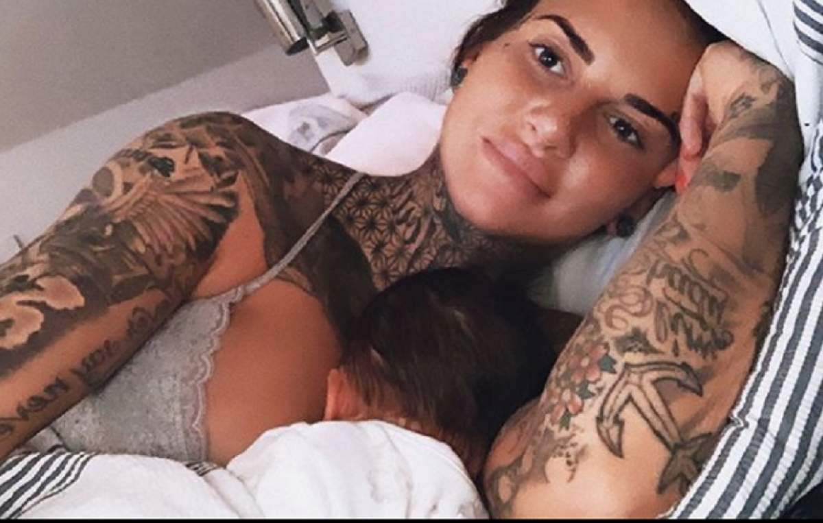 Rebela showbizului, fotografie emoționantă cu fiica ei! Jemma Lucy s-a cumințit și e o mămică model