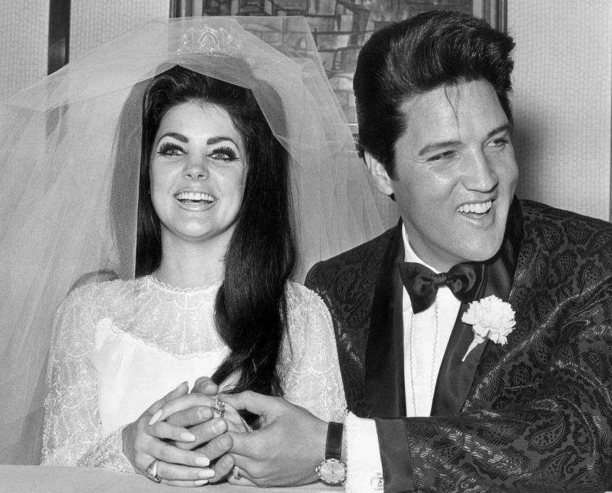 Fotografii de colecție de la nunta lui Elvis Presley cu Priscilla. Galerie FOTO