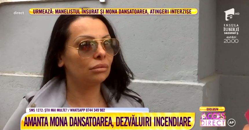 Mona dansatoarea recunoaşte că este amanta lui Mihăiţă Piticu. "Avem o relaţie ascunsă de ochii lumii"