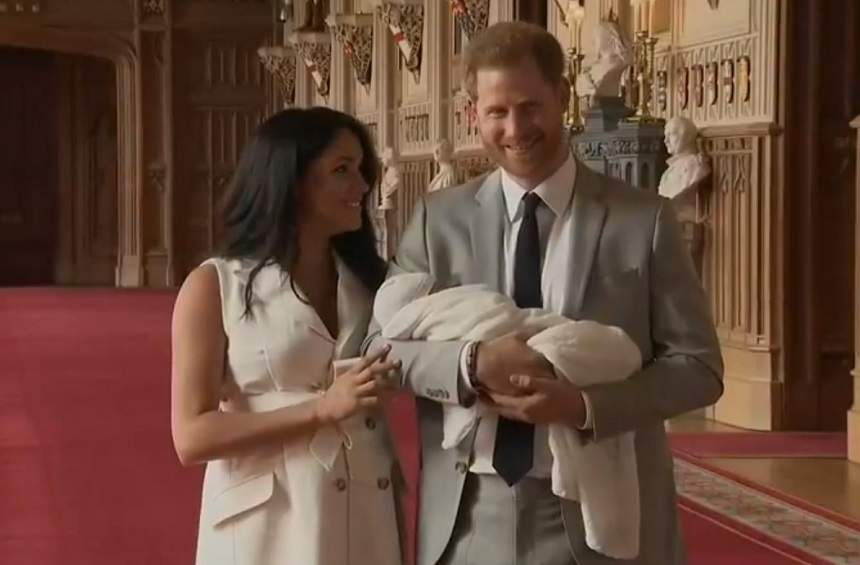 Primele imagini cu fiul lui Meghan Markle și al Prințului Harry