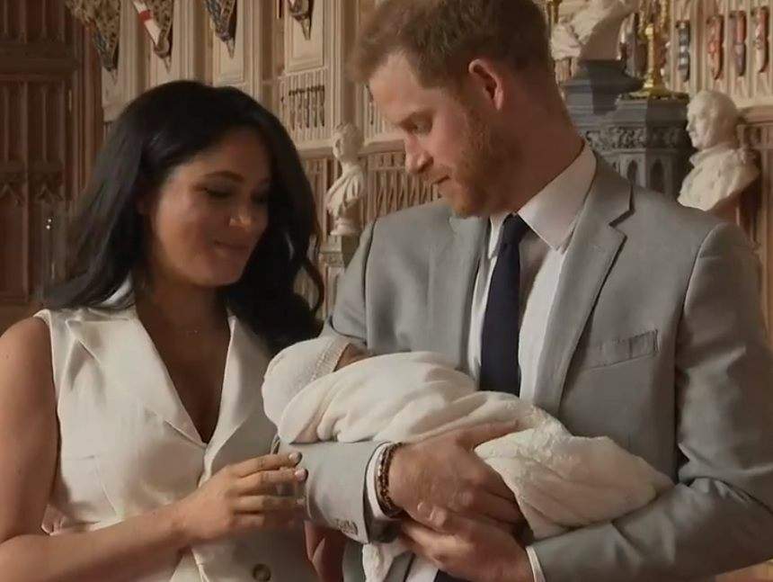 Primele imagini cu fiul lui Meghan Markle și al Prințului Harry