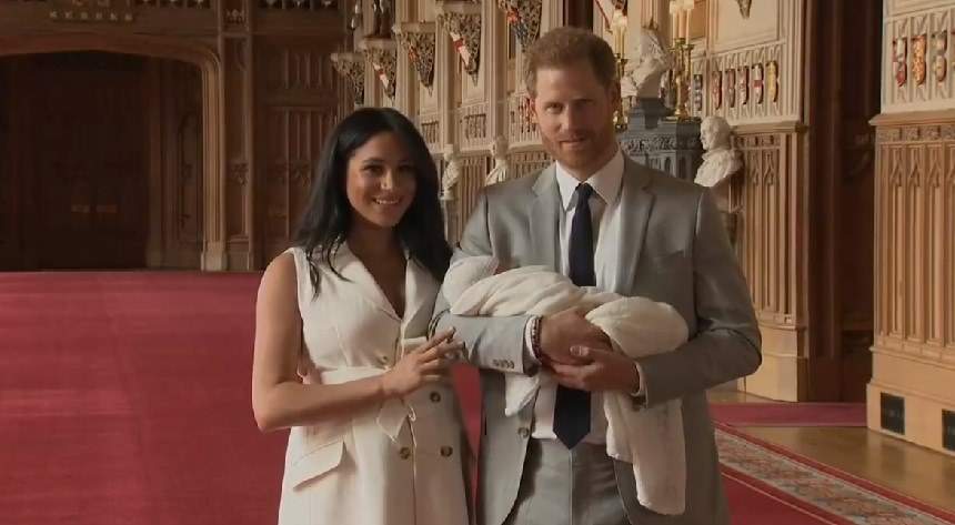 Primele imagini cu fiul lui Meghan Markle și al Prințului Harry