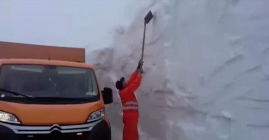 Vremea, din ce în ce mai imprevizibilă! Troiene de peste 4 metri în România, în luna mai!